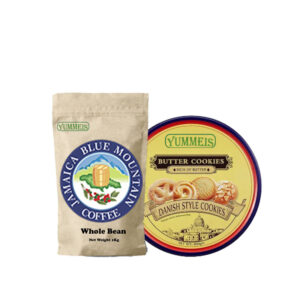 Jamaican Blue Mountain Coffee 1kg + Butter Cookies 800g Tin