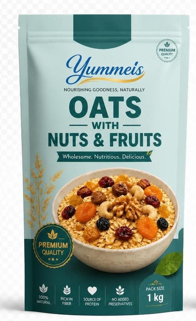 Oatmeal's with Nuts & Fruits