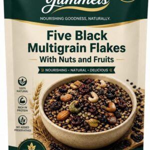 Five Black Multigrain Flakes With Nuts And Fruits 1 kg 3 Packs